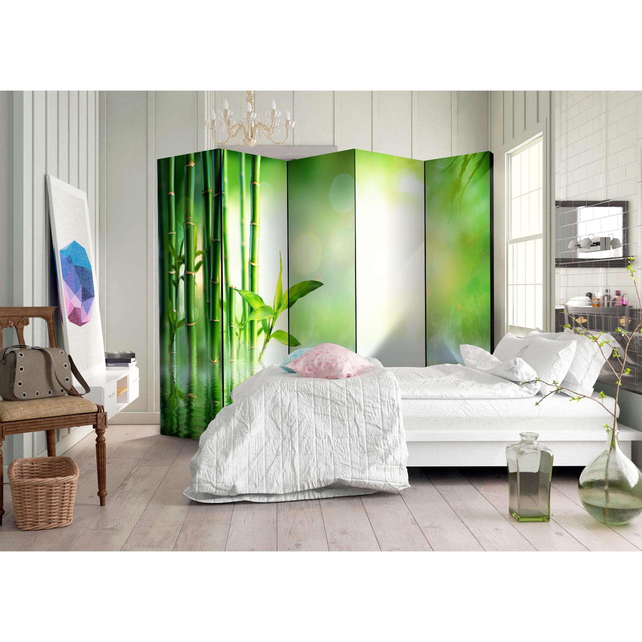 Rumsavdelare Skärmvägg Arkiio Green Bamboo II 225x172 cm