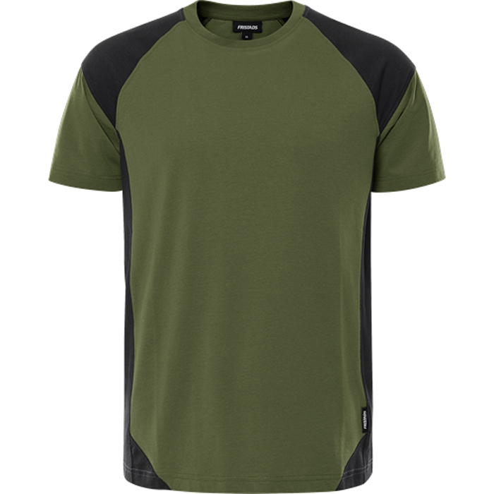 T-SHIRT 7046 GTM Färg: Militärgrön/Svart, Storlek: S