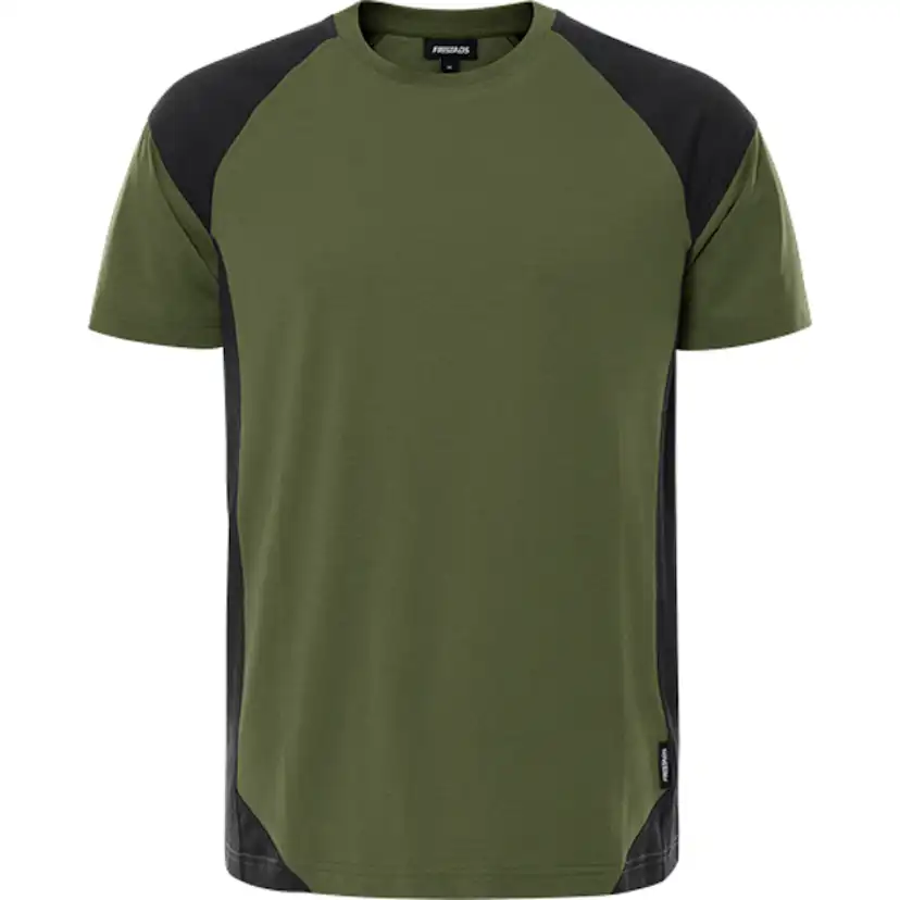 T-SHIRT 7046 GTM Färg: Militärgrön/Svart, Storlek: S