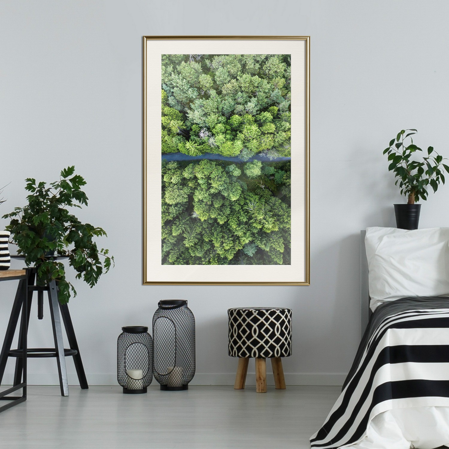 Poster Artgeist Affisch Road Through Forest