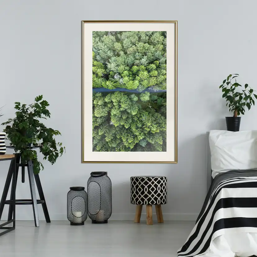Poster Artgeist Affisch Road Through Forest