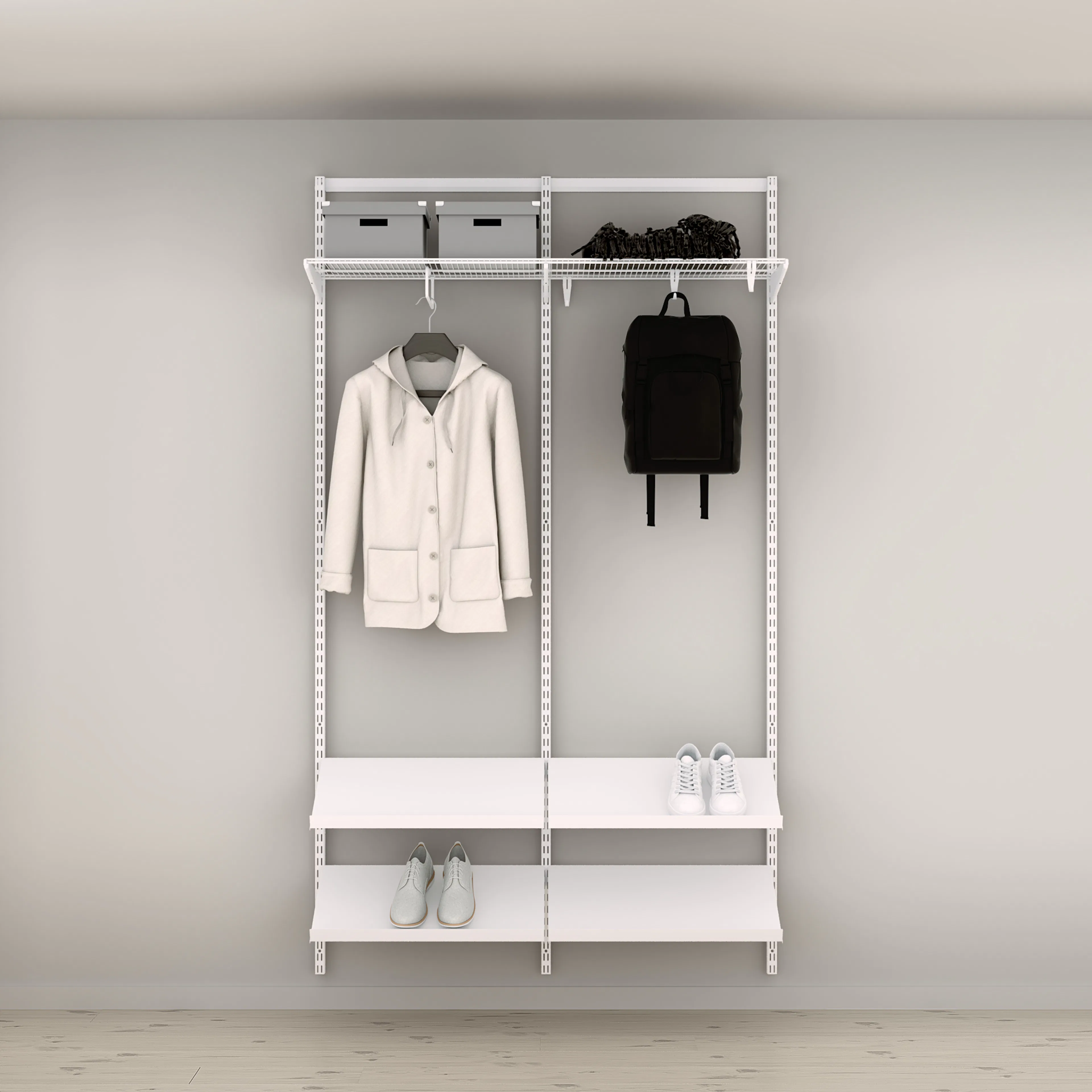 Hallösning Elfa Ready Solution Classic 6 Vit B: 1248 mm