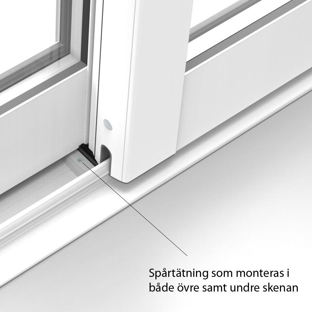 Skjutdörr Landskap Robust Året runt 2+2