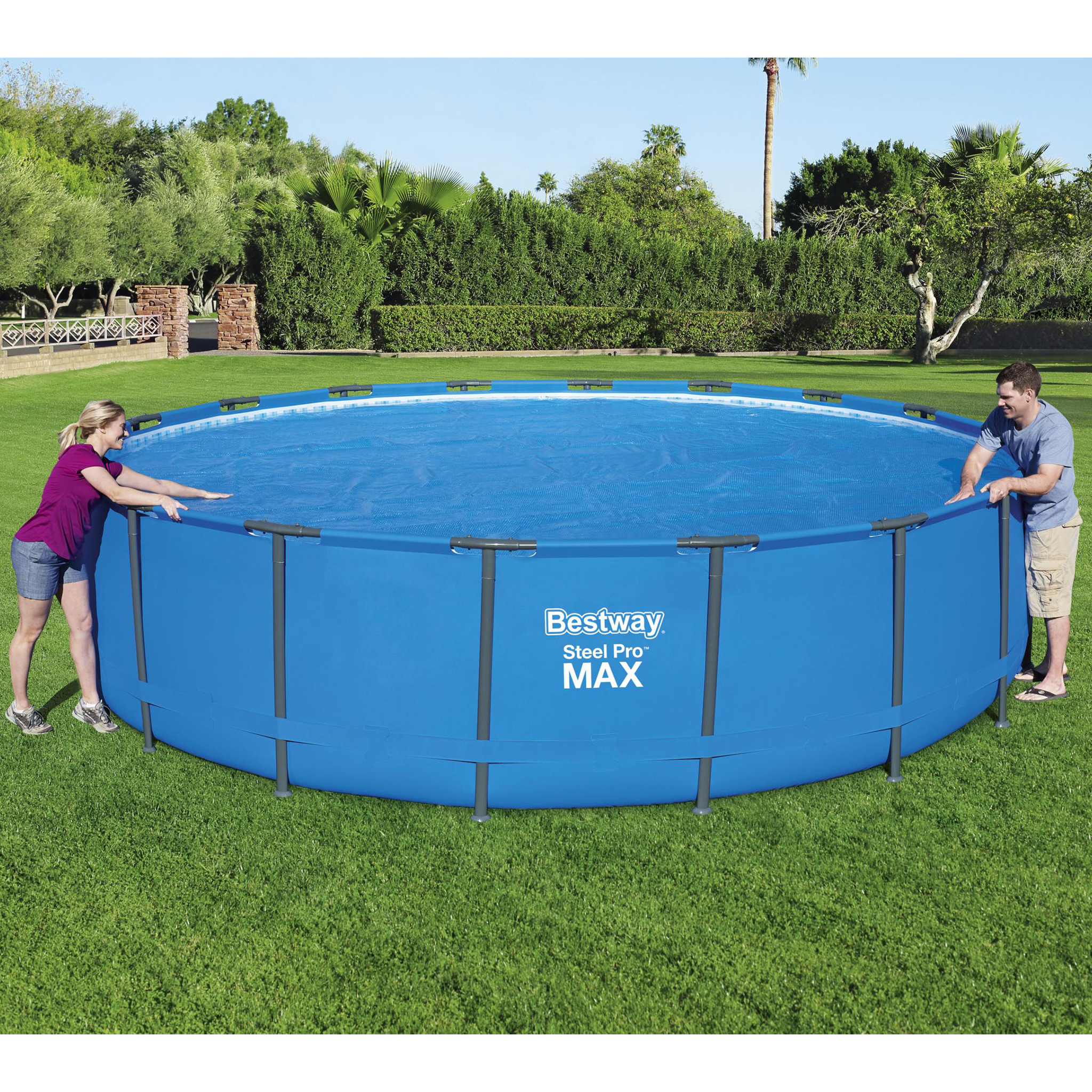 Solskydd Bestway Flowclear Till Ovanmarkpool 5,49 m