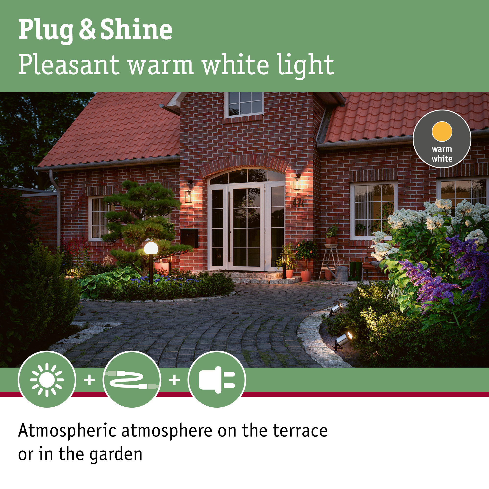 Spotlight Paulmann Classic Plug & Shine LED IP65 24V