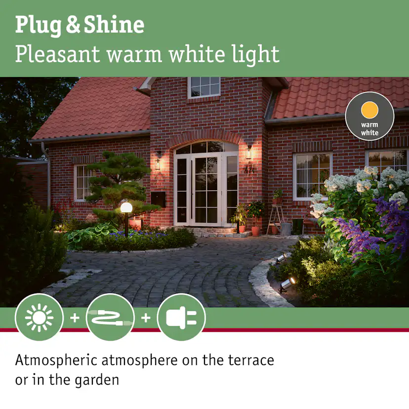 Spotlight Paulmann Classic Plug & Shine LED IP65 24V