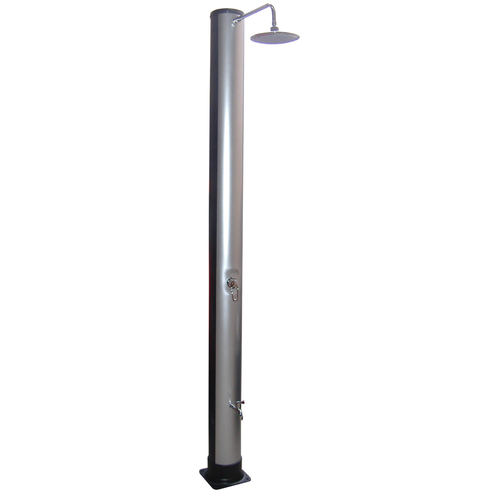 Utedusch Planet Pool Silver Deluxe Soluppvärmd Trädgårdsdusch 40L