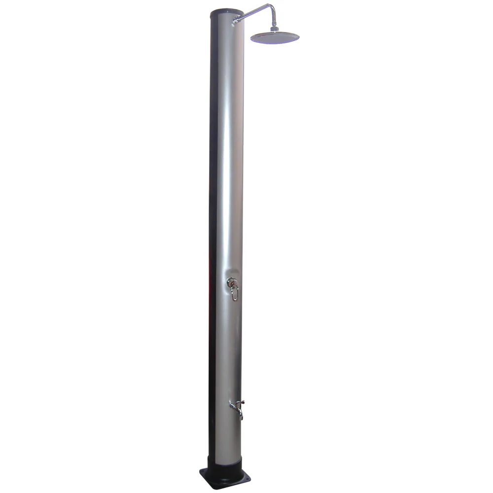 Utedusch Planet Pool Silver Deluxe Soluppvärmd Trädgårdsdusch 40L