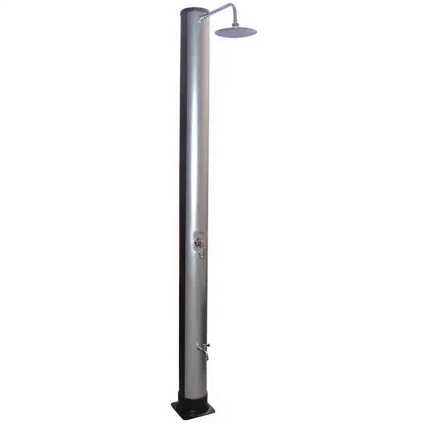 Utedusch Planet Pool Silver Deluxe Soluppvärmd Trädgårdsdusch 40L