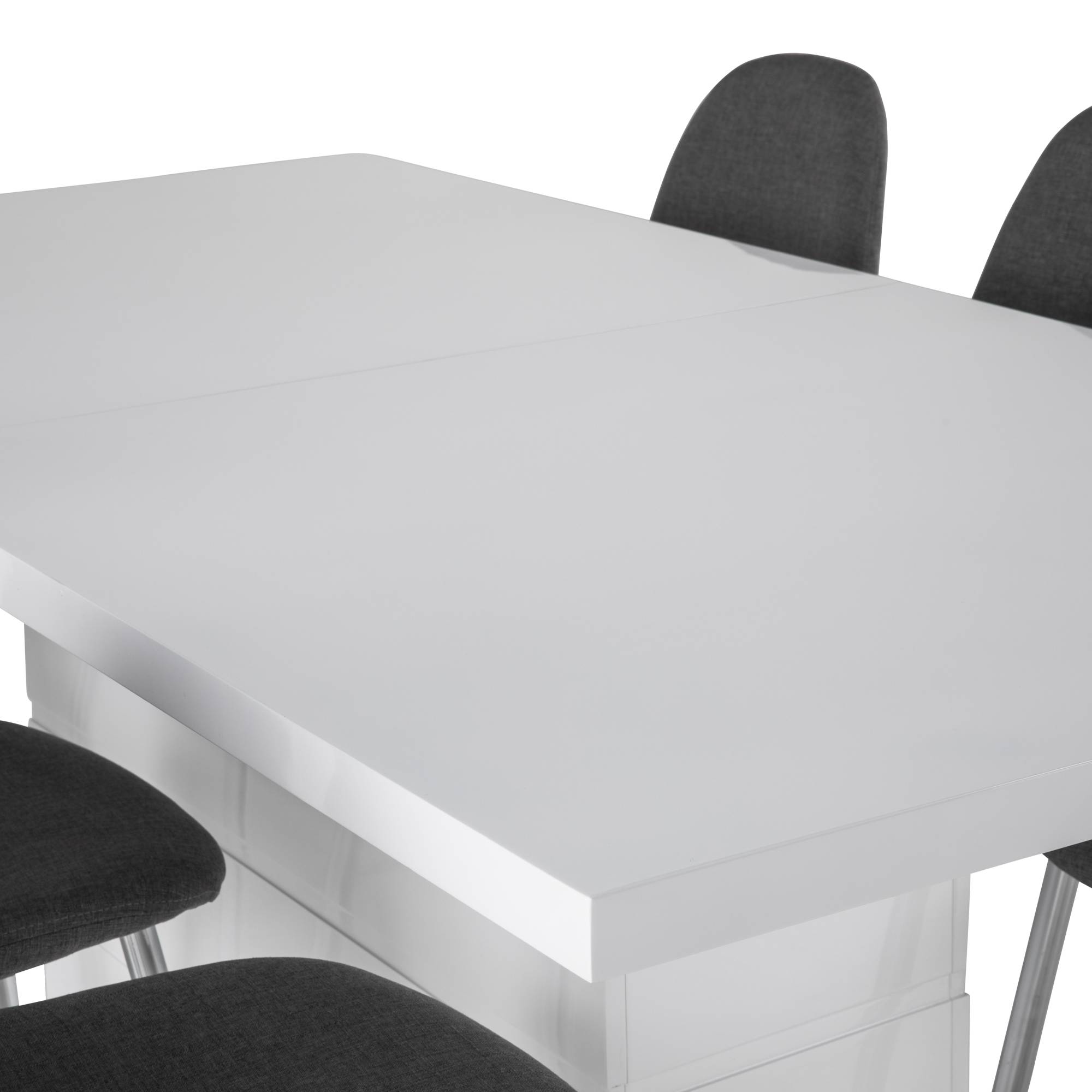 Matgrupp Concept 55 Ratliff Rektangulärt Matbord 180-220 cm Förlängningsbart med 6 Nibe Matstol