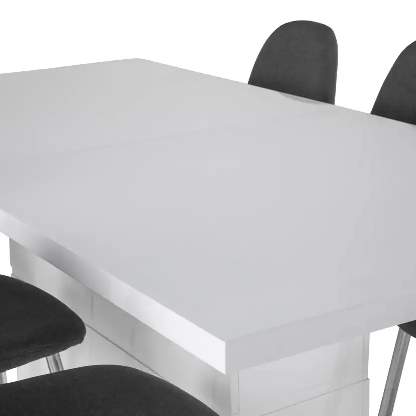 Matgrupp Concept 55 Ratliff Rektangulärt Matbord 180-220 cm Förlängningsbart med 6 Nibe Matstol