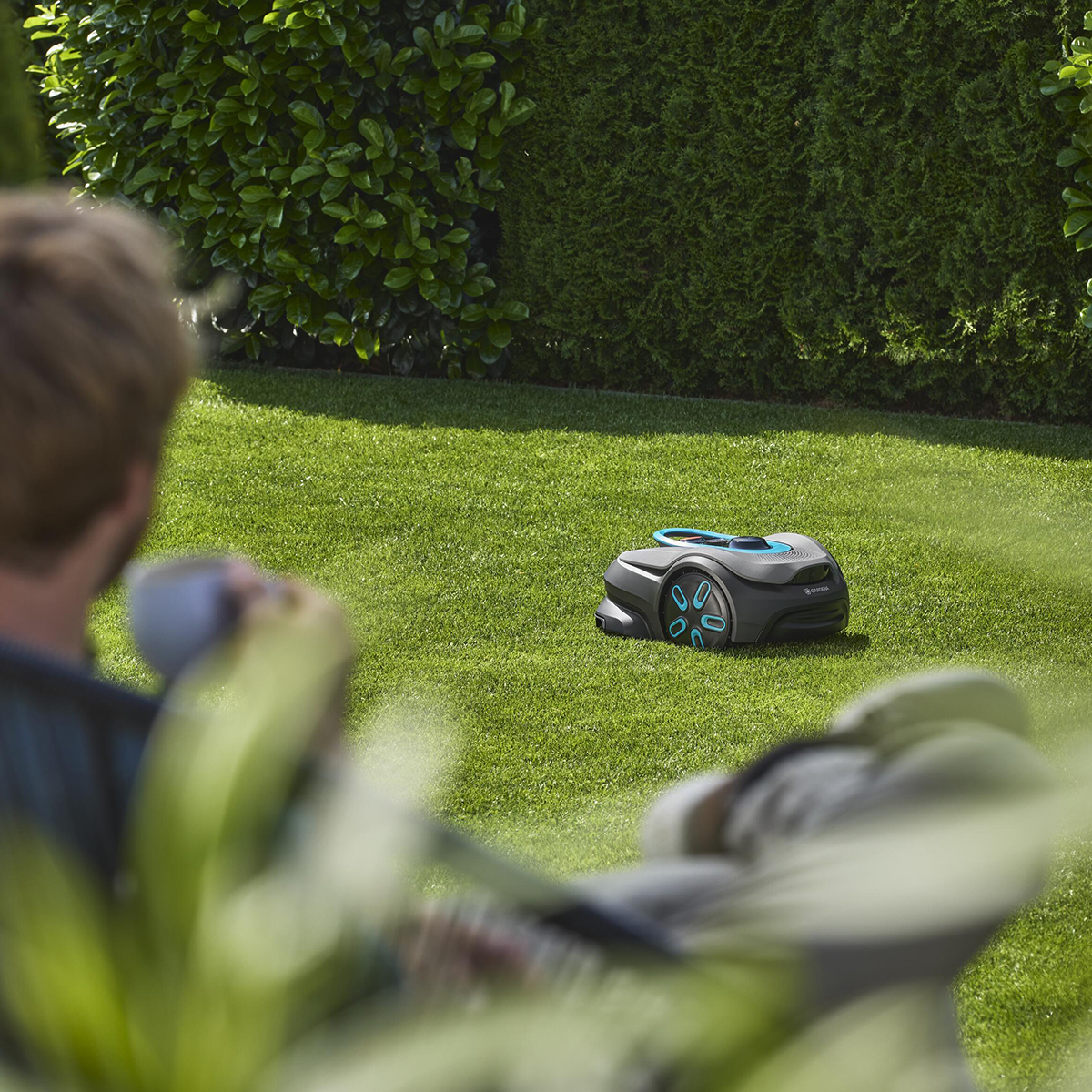 Robotgräsklippare Gardena Smart Sileno Sense 600 Premiumpaket Utan Slinga