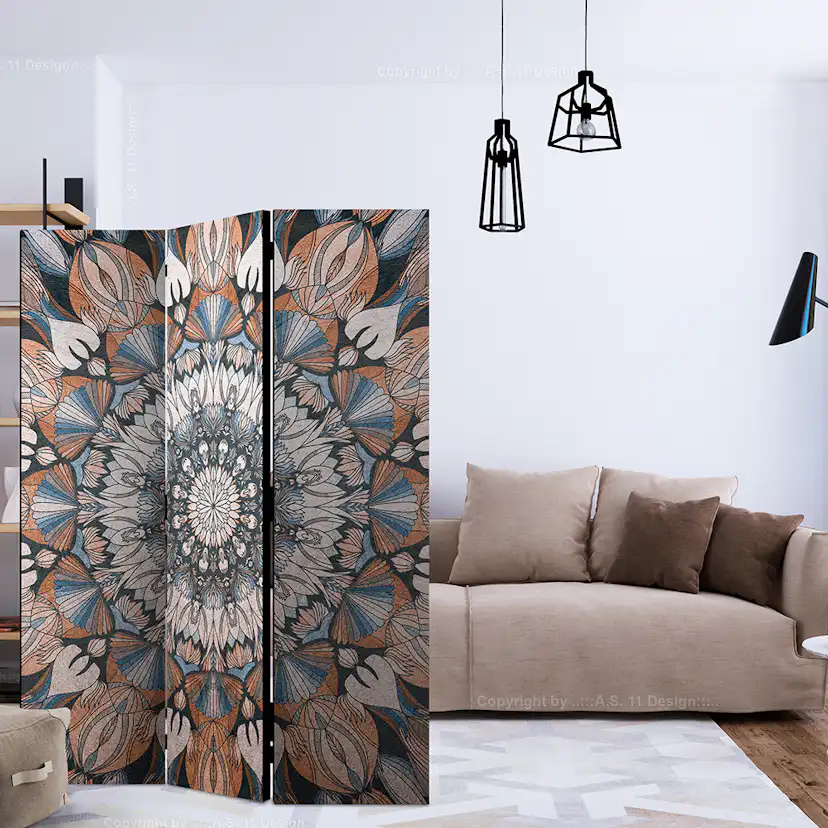 Rumsavdelare Skärmvägg Arkiio Hetman Mandala 135x172 cm
