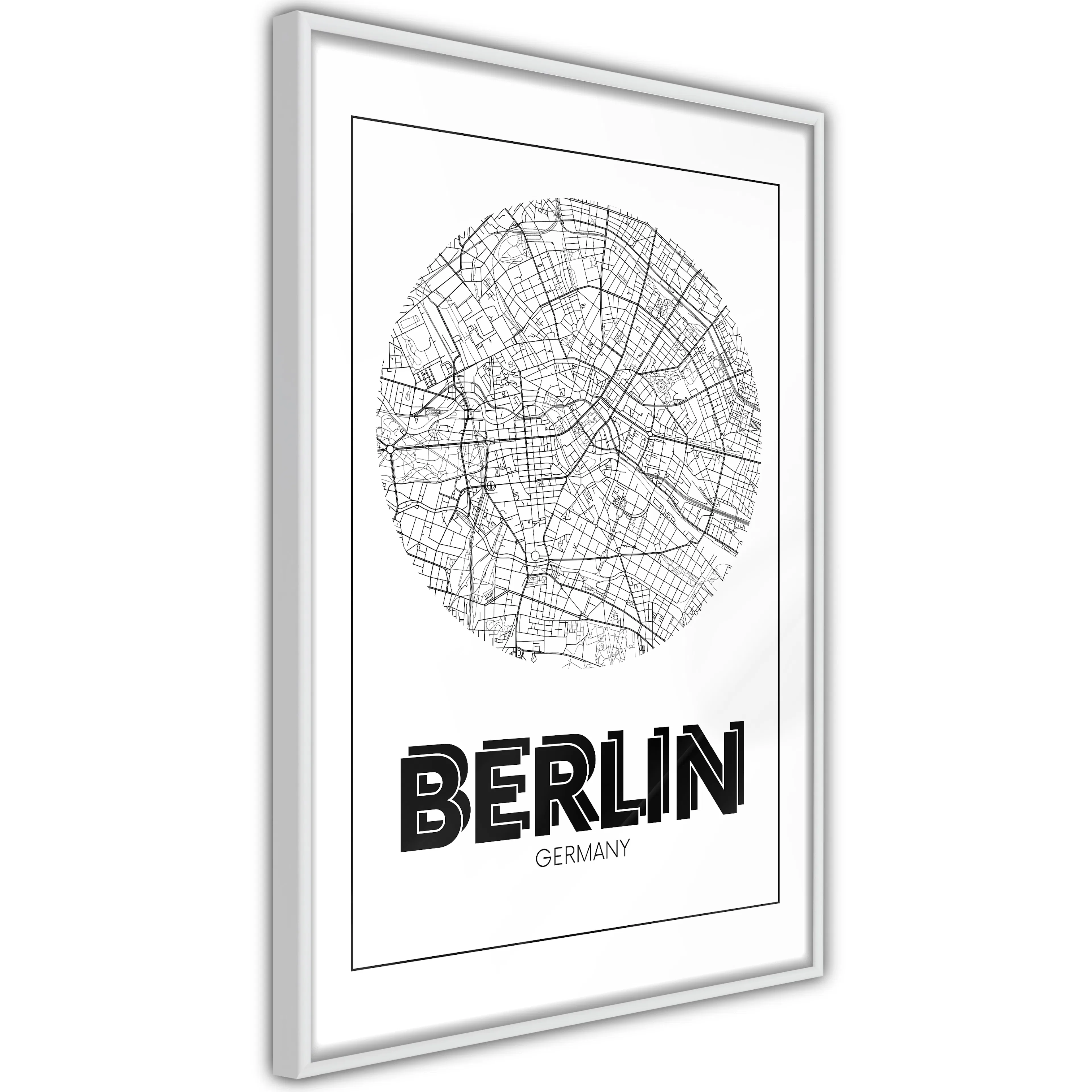 Poster Artgeist Affisch Retro Berlin