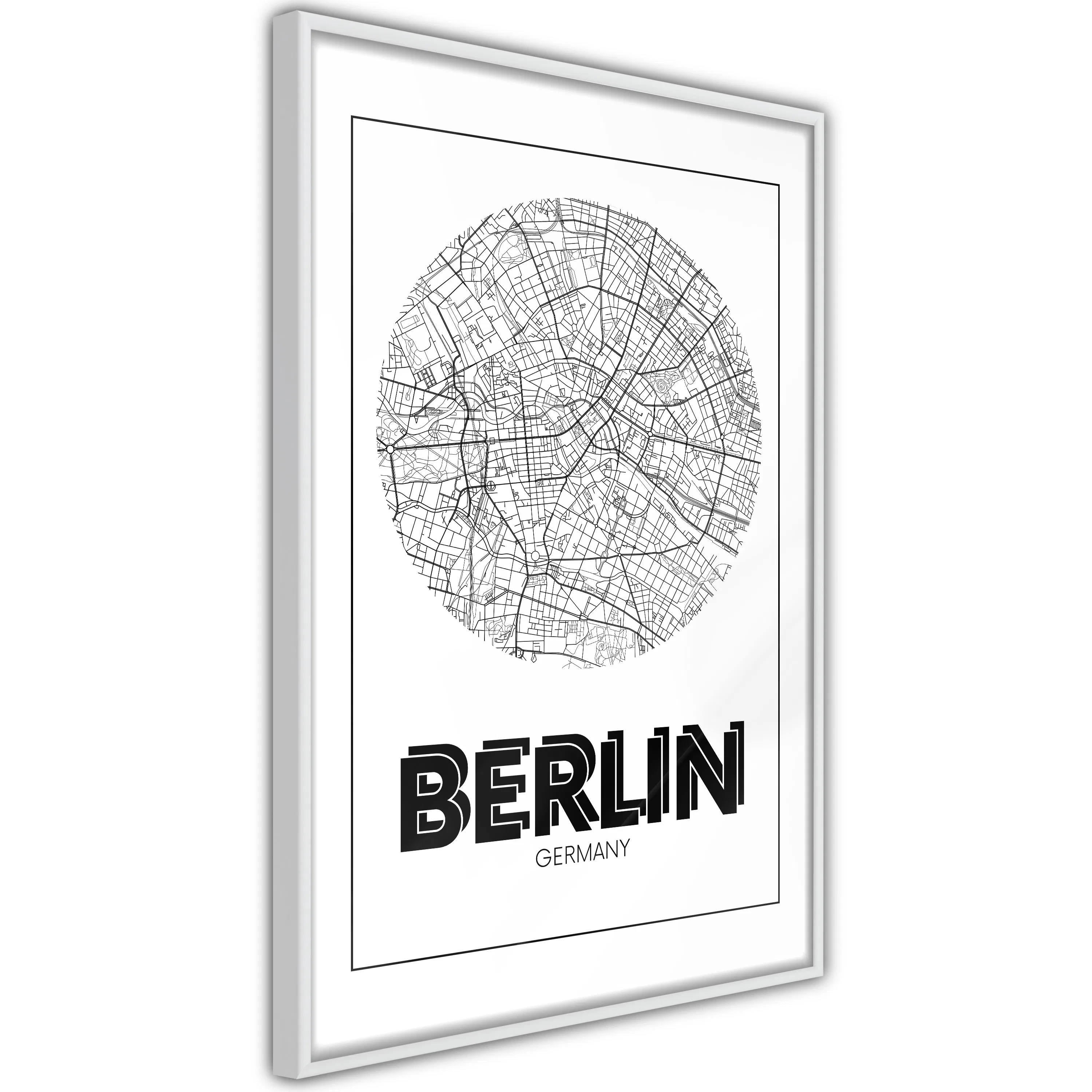 Poster Artgeist Affisch Retro Berlin