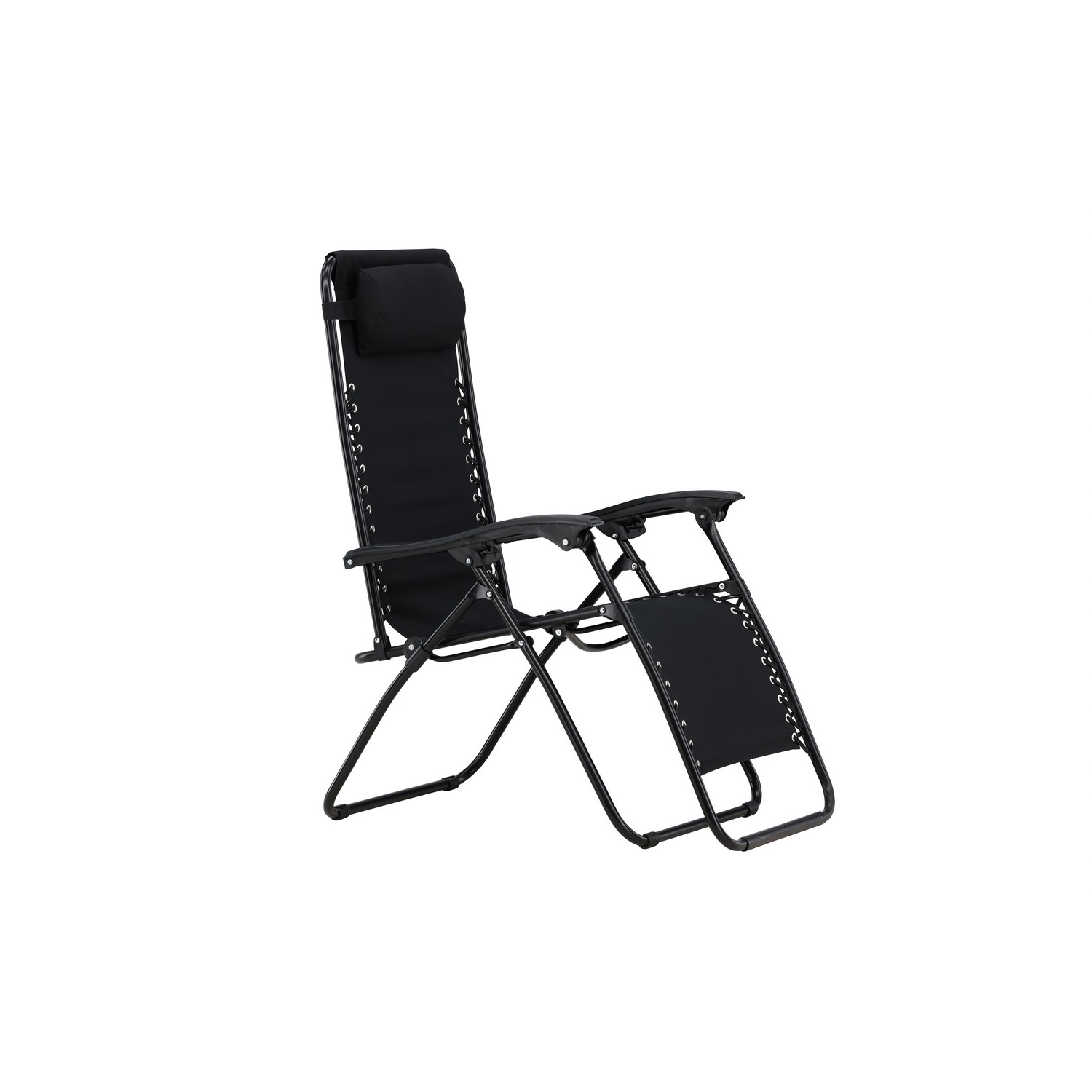 Vulcano Sun Lounge - Black / Black Solstol Venture Home Vulcano