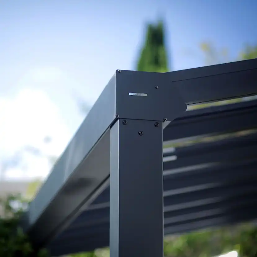 STOCKHOLM PATIO COVER 3.4X5.9 GREY CLEAR 3,4 x 5,9 m