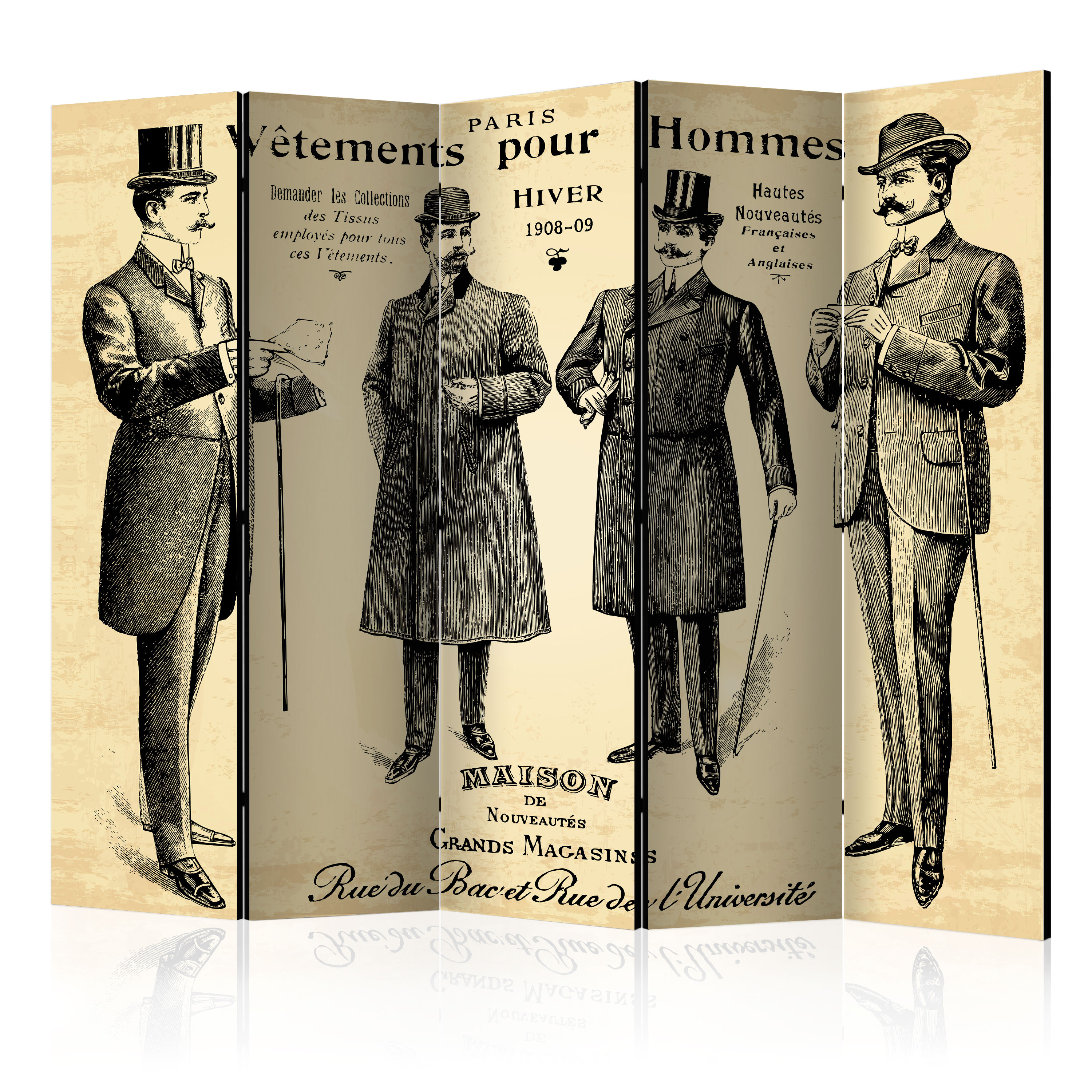 Rumsavdelare Skärmvägg Arkiio Vêtements pour Homme II 225x172 cm