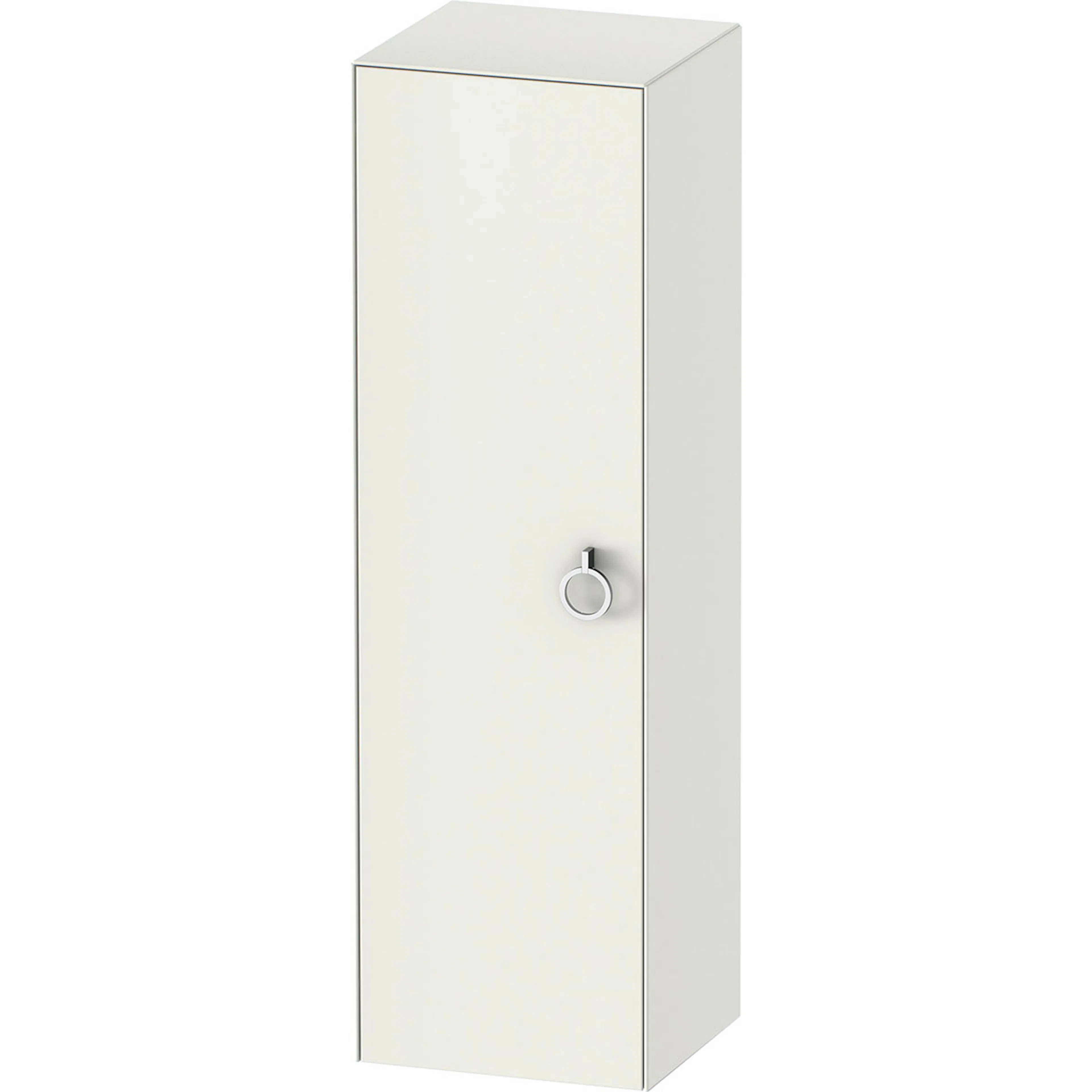 Halvhögt Vit Satin matt 400x360mm Färg: Vit, Yta: Satin Matt, Hägning: Vänster