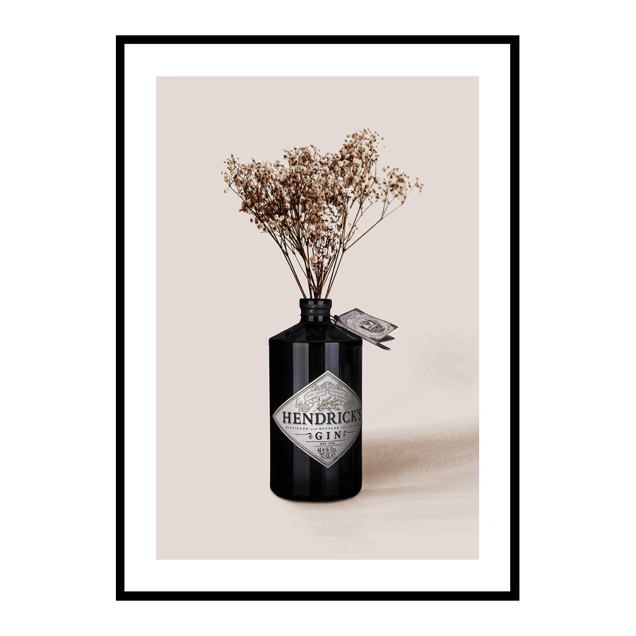 Poster Gallerix Dried Flowers Gin Bottle