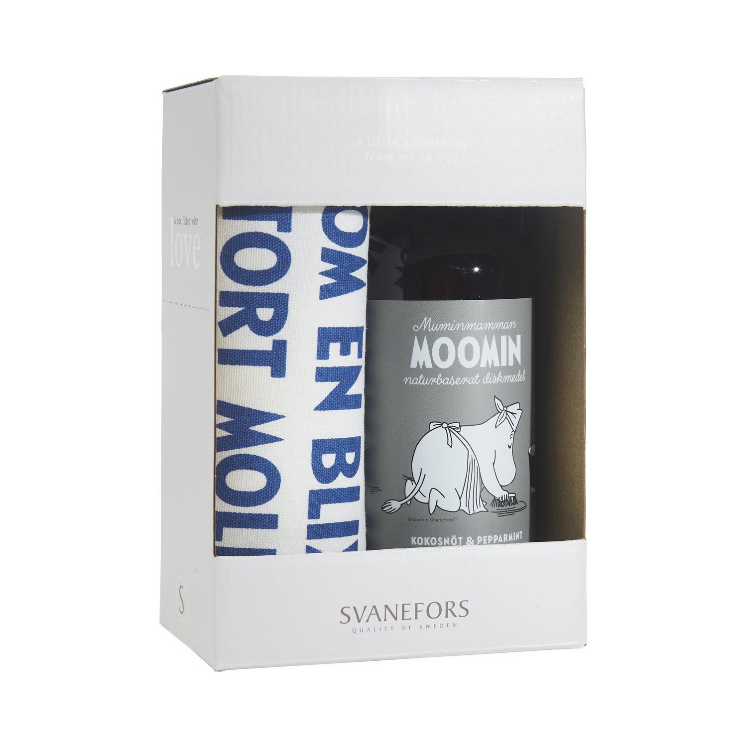 Presentförpackning Svanefors A Box with Mumin Disk & Skida