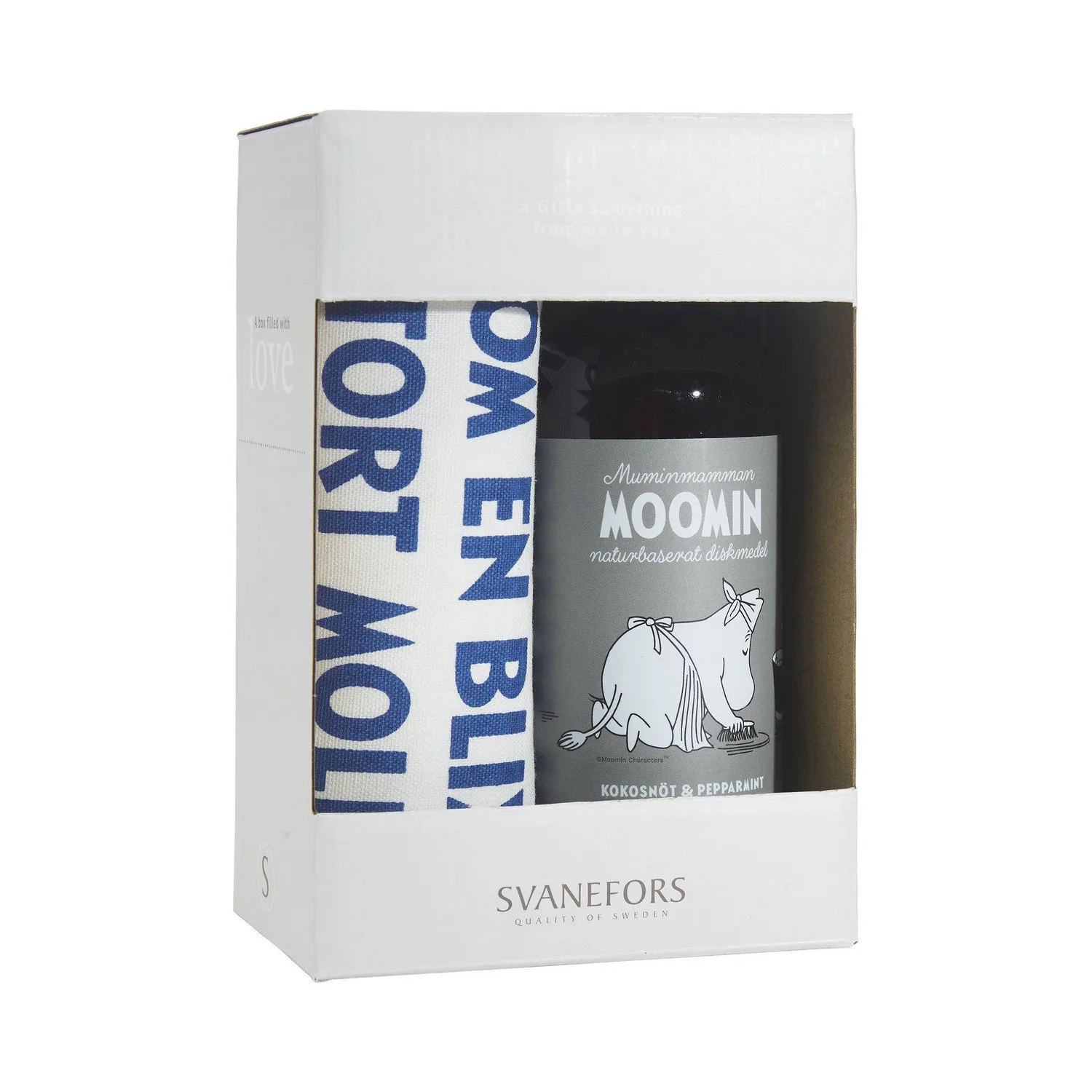 Presentförpackning Svanefors A Box with Mumin Disk & Skida