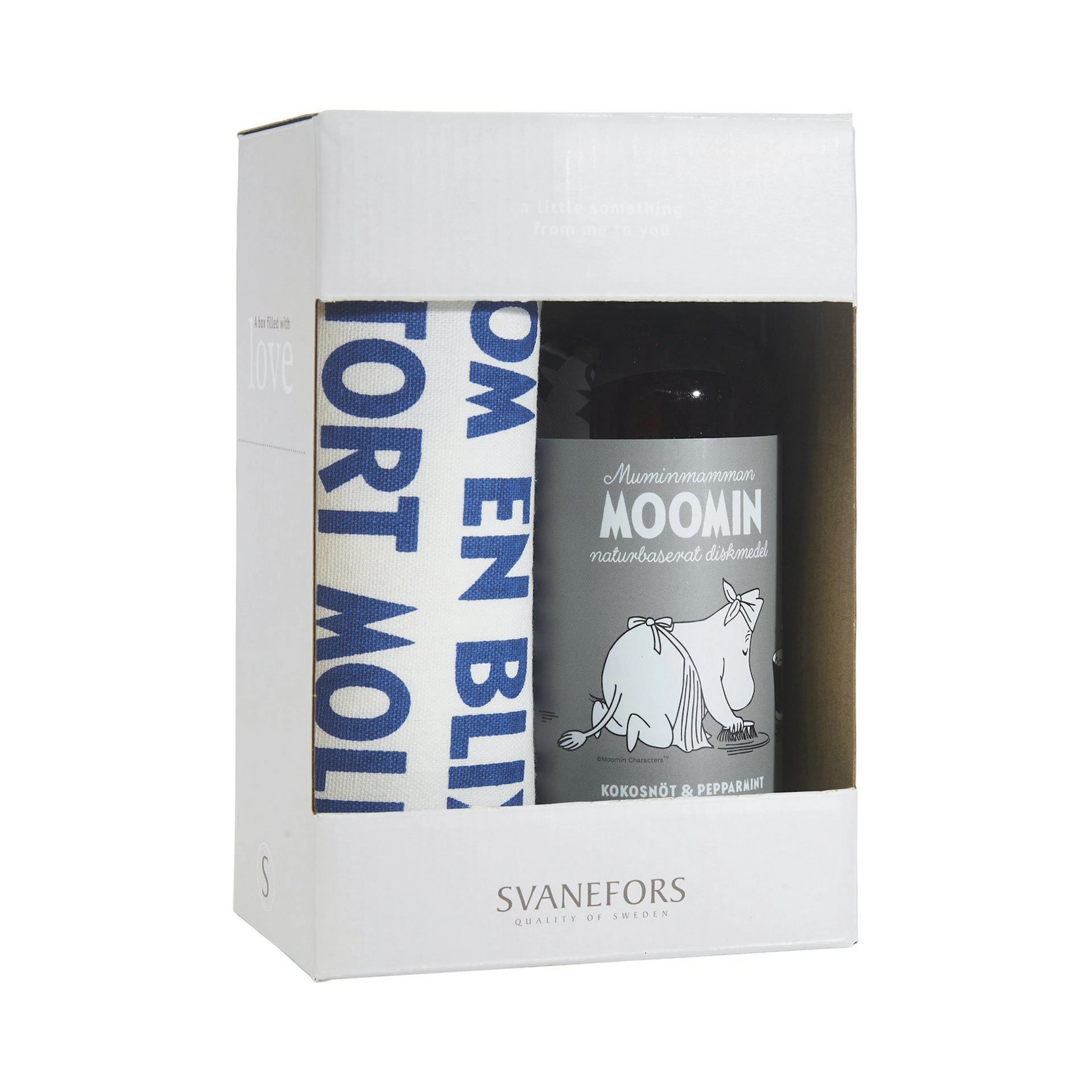 Presentförpackning Svanefors A Box with Mumin Disk & Skida