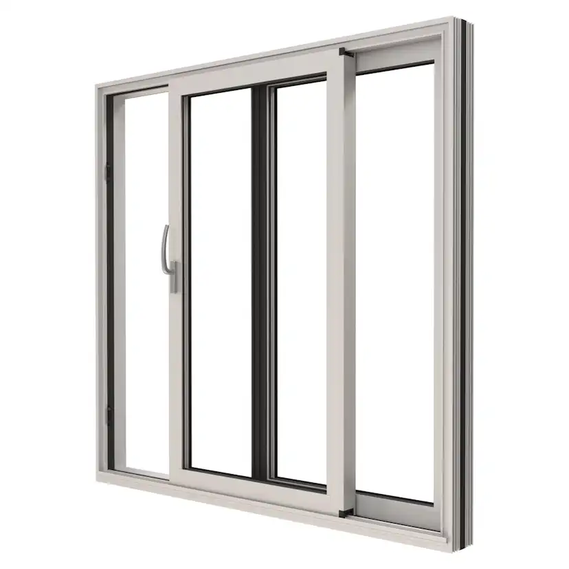 Skjutdörr NorDan HelAlu Aluminium 2-Delad Dubbelspår