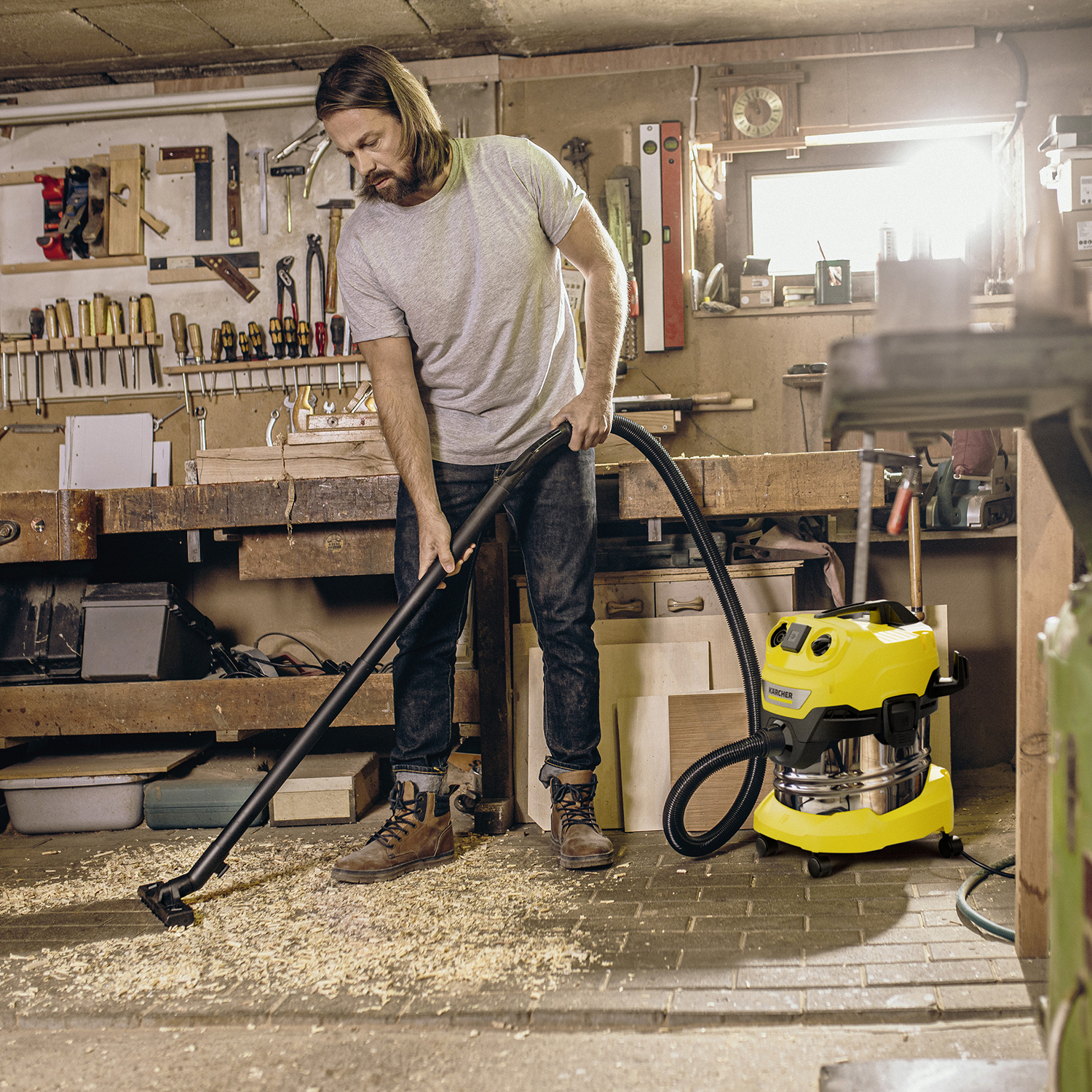 Grovdammsugare Kärcher WD 4 P S V Våt-/Torrsugare med Blåsfunktion 20L 1000W