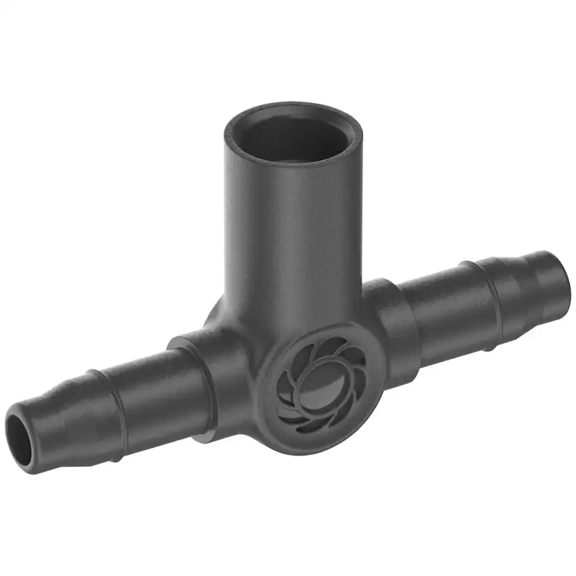 T-koppling Gardena Micro-Drip med Spridarfäste 4,6 mm (3/16")