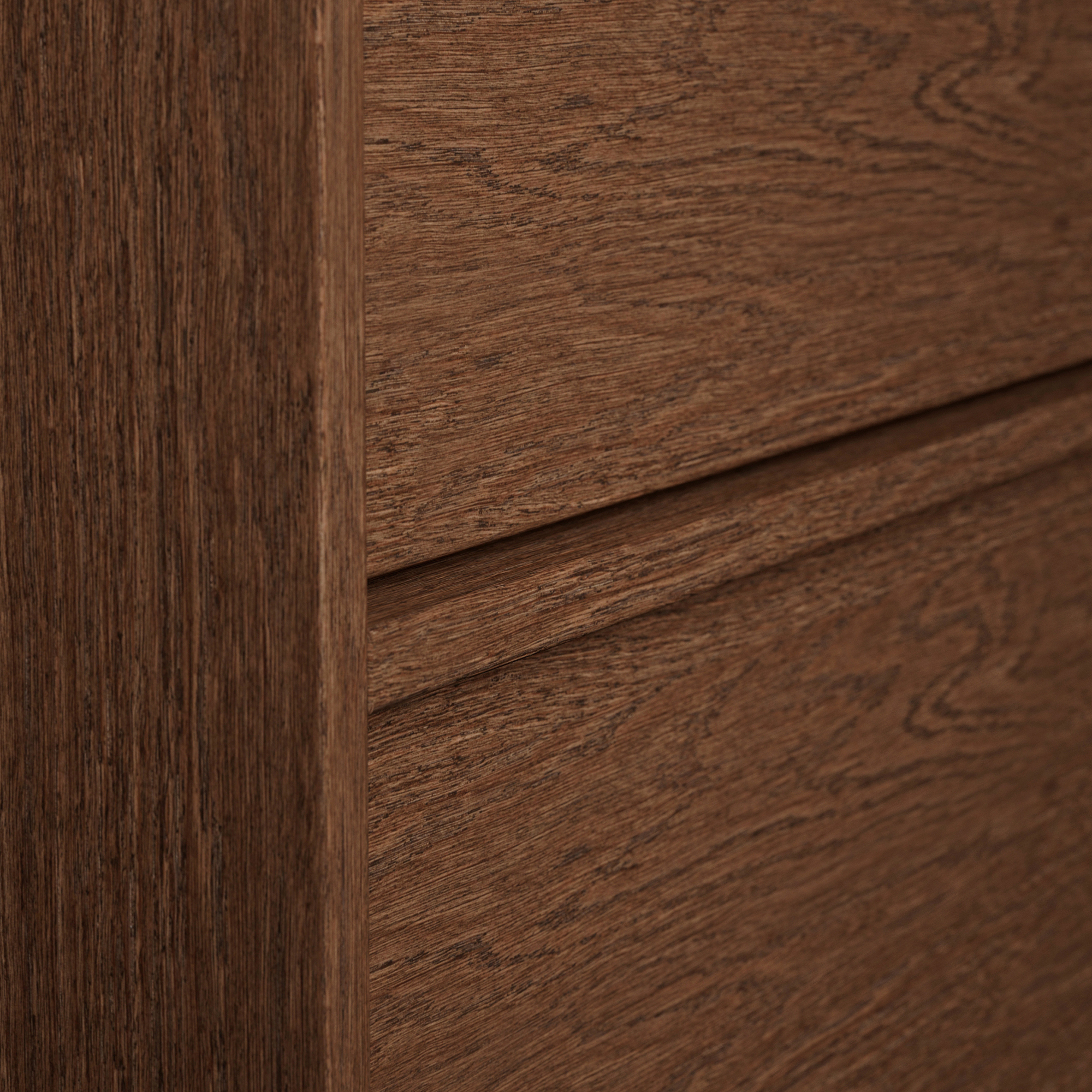 Kommod Terra Carve 160 D, Dark Oak, 6 Lådor Färg: Dark Oak, Bredd: 1600 mm