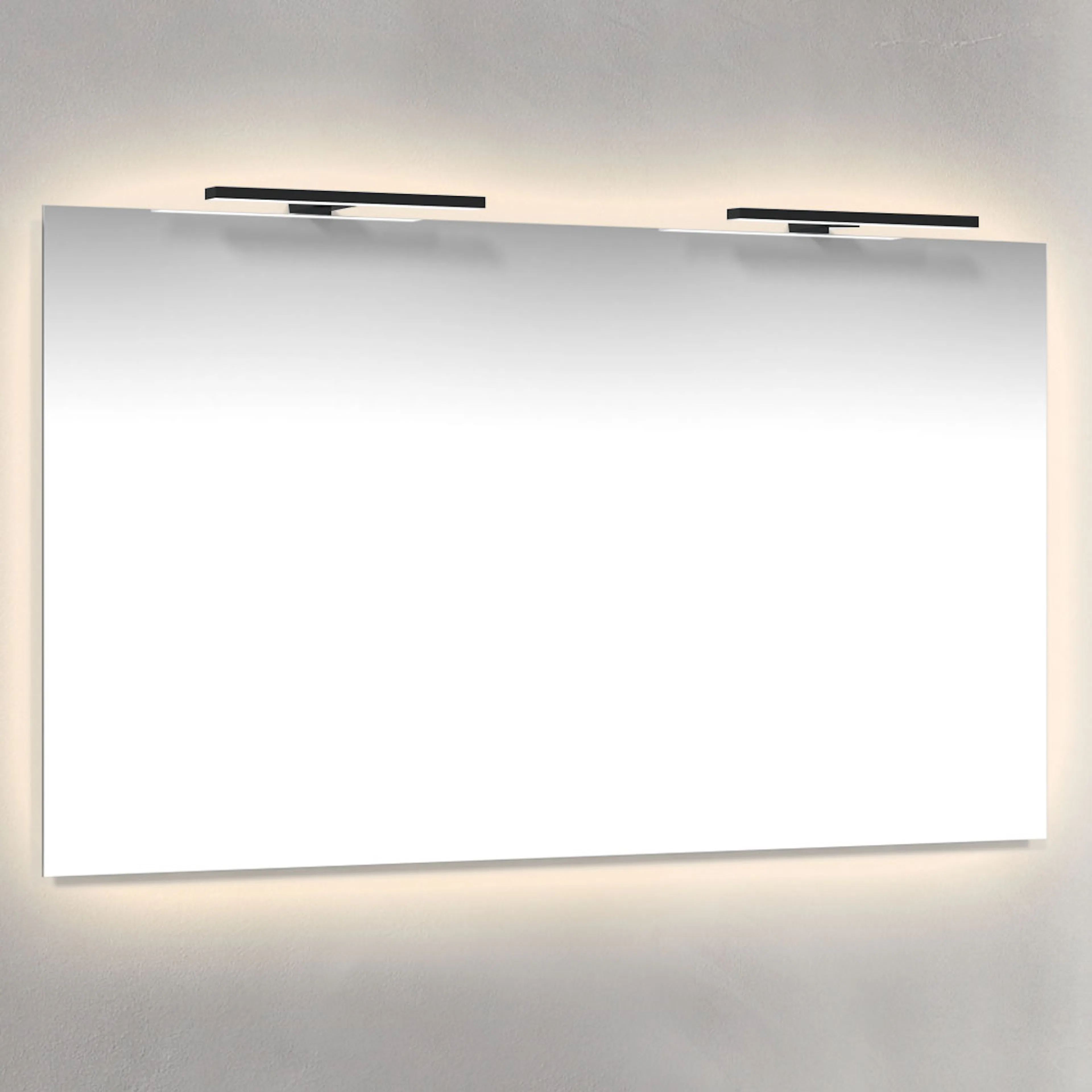 Spegel Macro Design Ambilight med Svart T-belysning