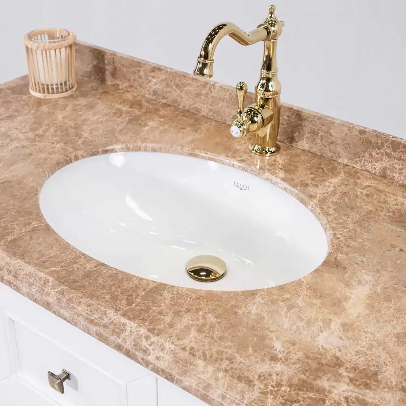 Tvättställsskåp Vesani Utah Beige Marmor