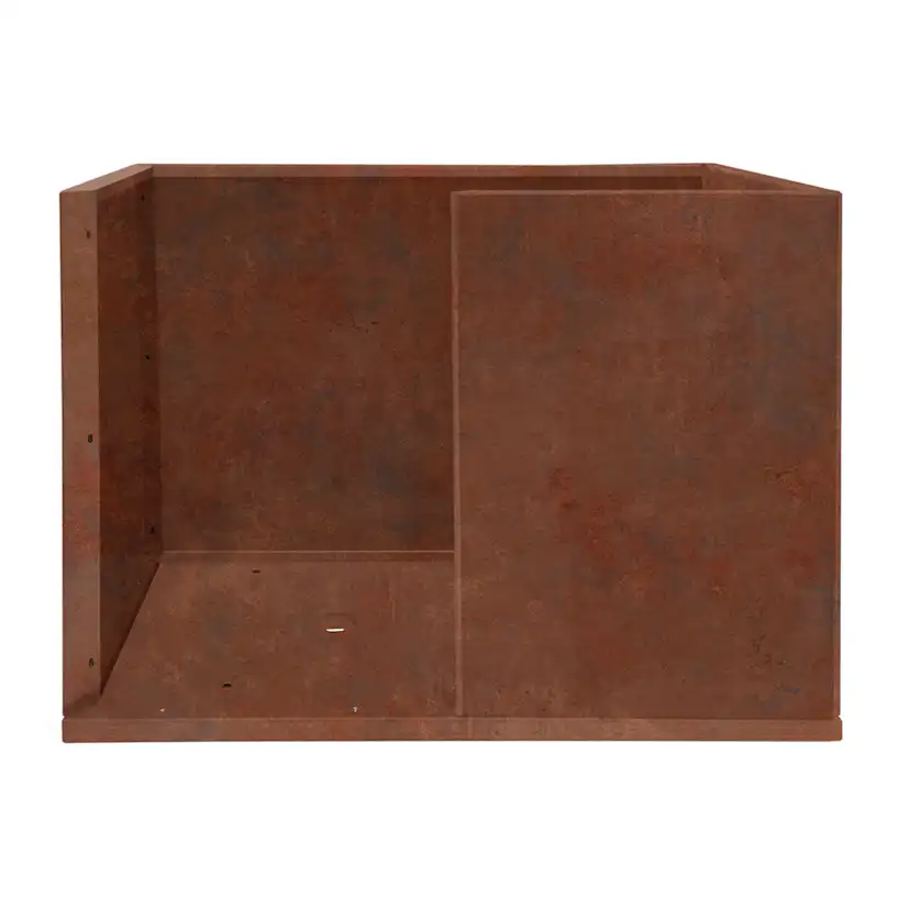 Kruka Skotte Garden Modulär Corten Hörn