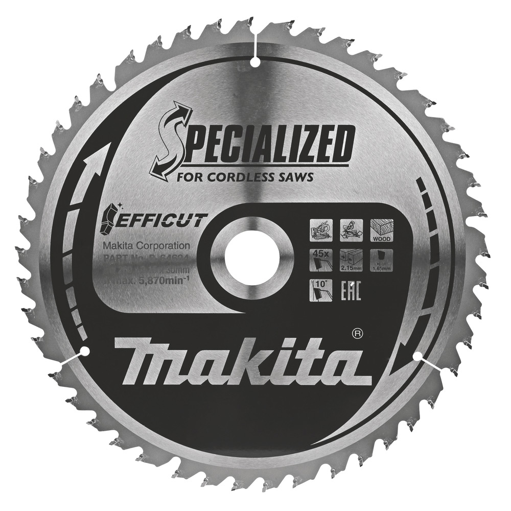 Sågklinga Makita B-64624 45T