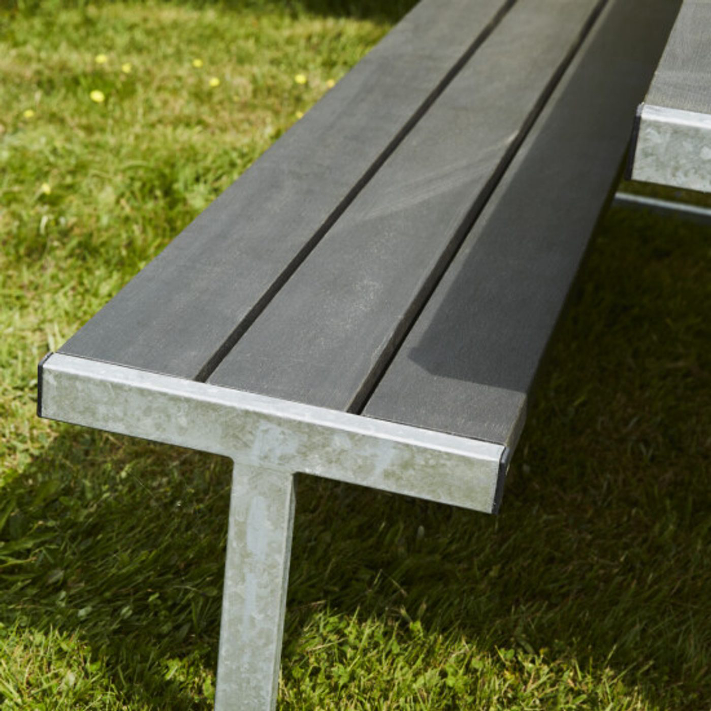 Picknickbord Hortus Nonwood Antracit Galvaniserad Ram Njord