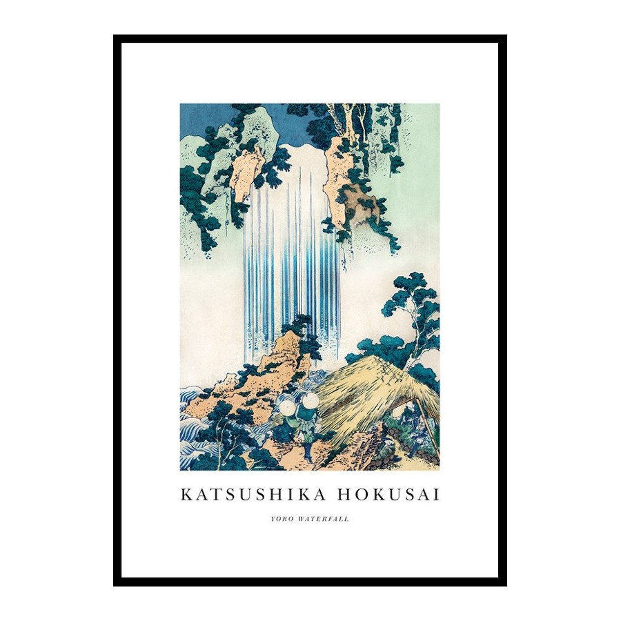 Poster Gallerix Yoro Waterfall By Katsushika Hokusai