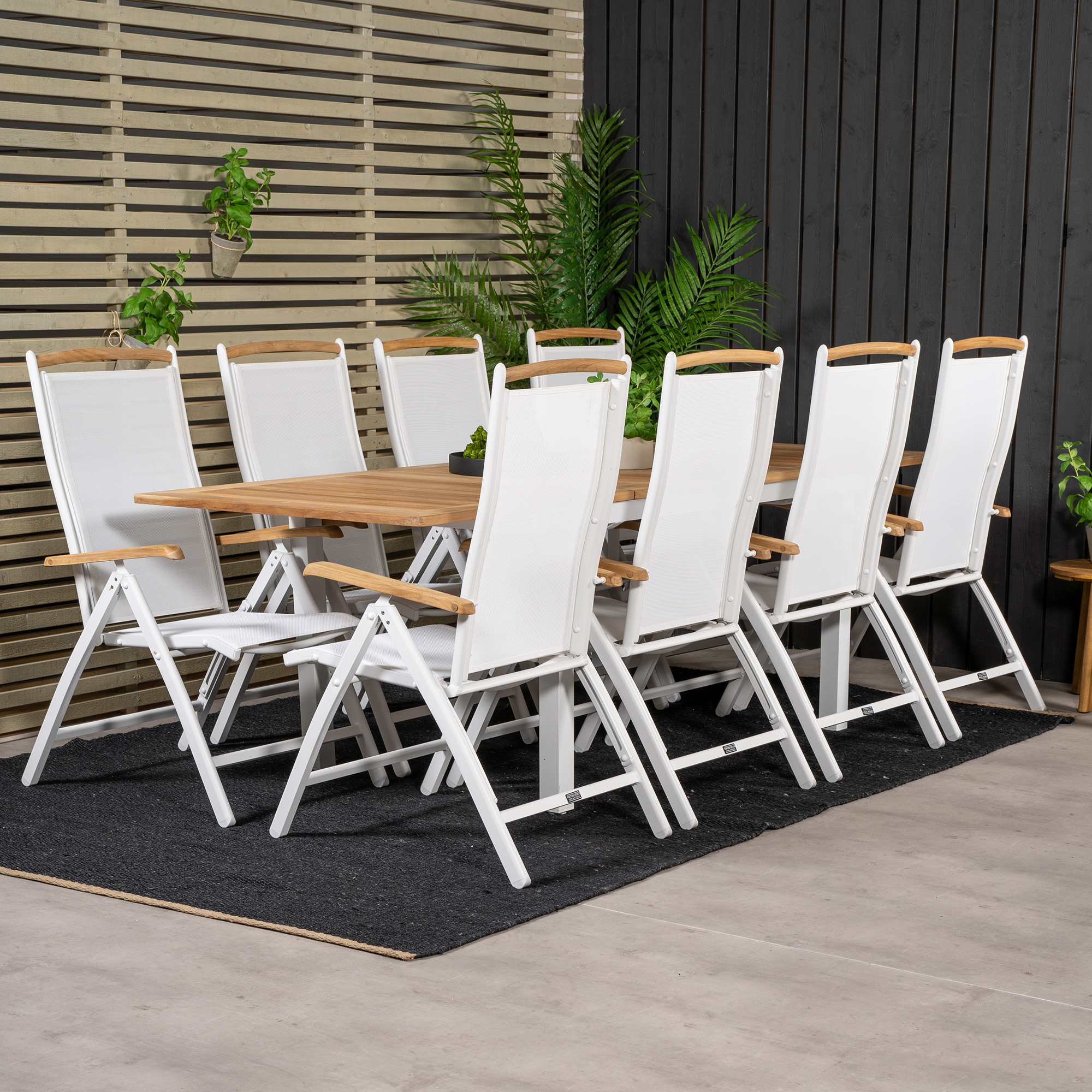Matgrupp Venture Home Perla 160/240 med 8 Stolar