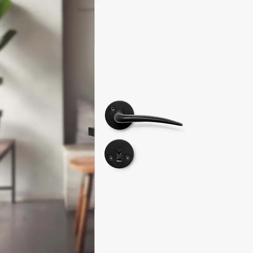 Dörrhandtag Beslag Design Skagen med Nyckelskylt