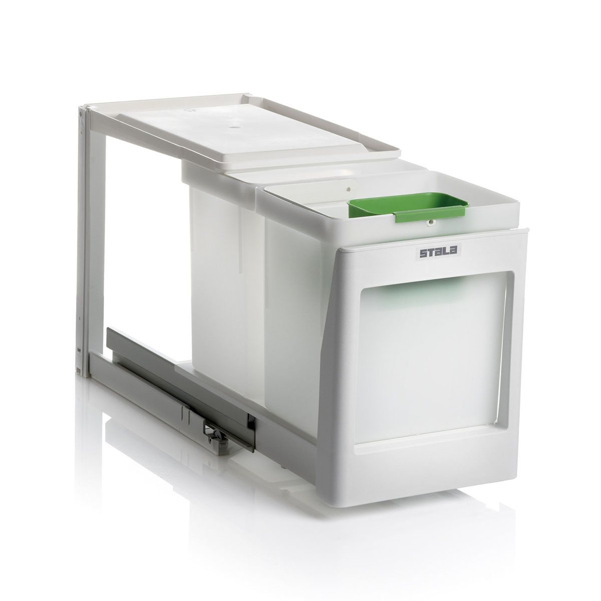 Sopsorteringsvagn Stala EkoLine EKO-2PK Källsorteringskärl