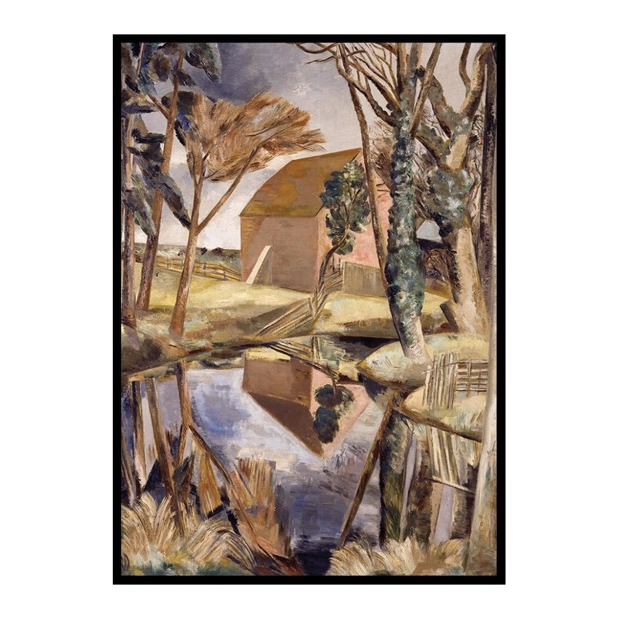 Poster Gallerix Oxenbridge Pond By Paul Nash