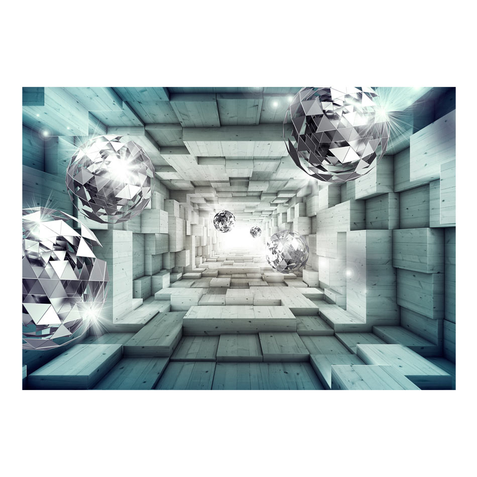 Fototapet Arkiio Journey Through The Blue Tunnel