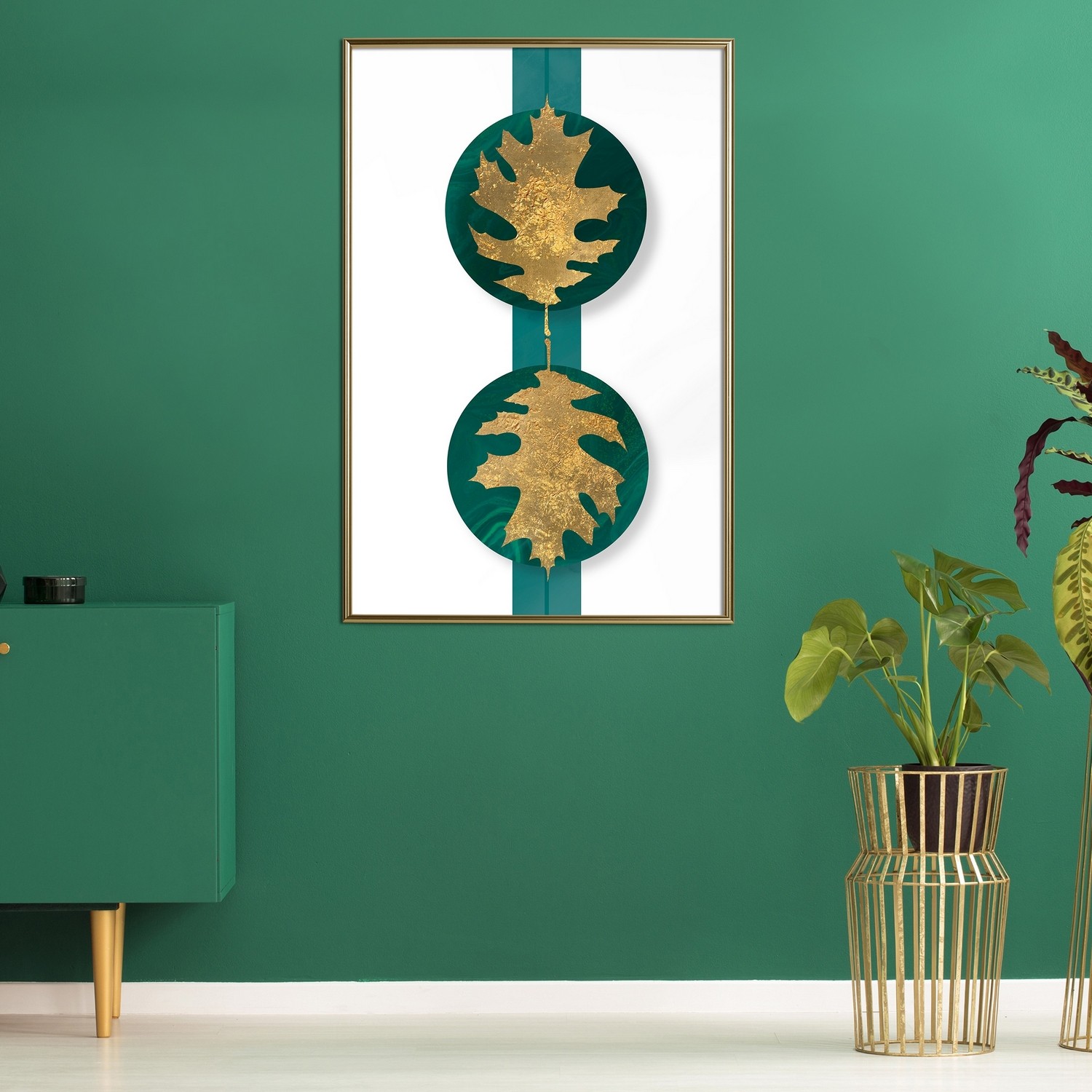 Poster Artgeist Affisch Green Wealth
