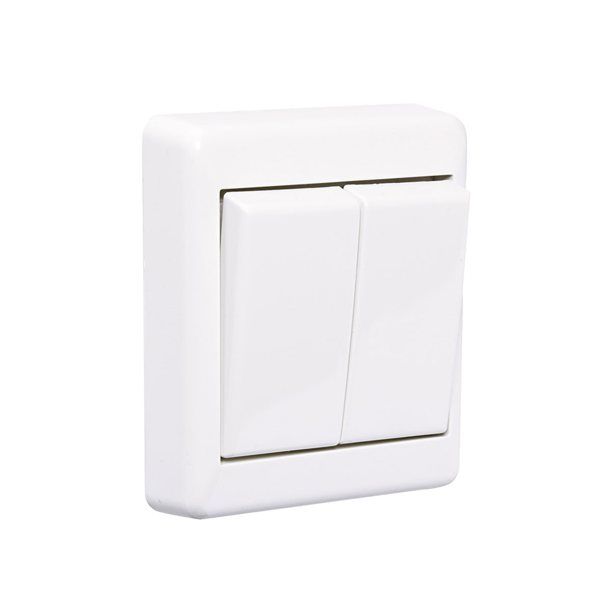 Strömbrytare Elko Dubbeltrapp RS Renvit