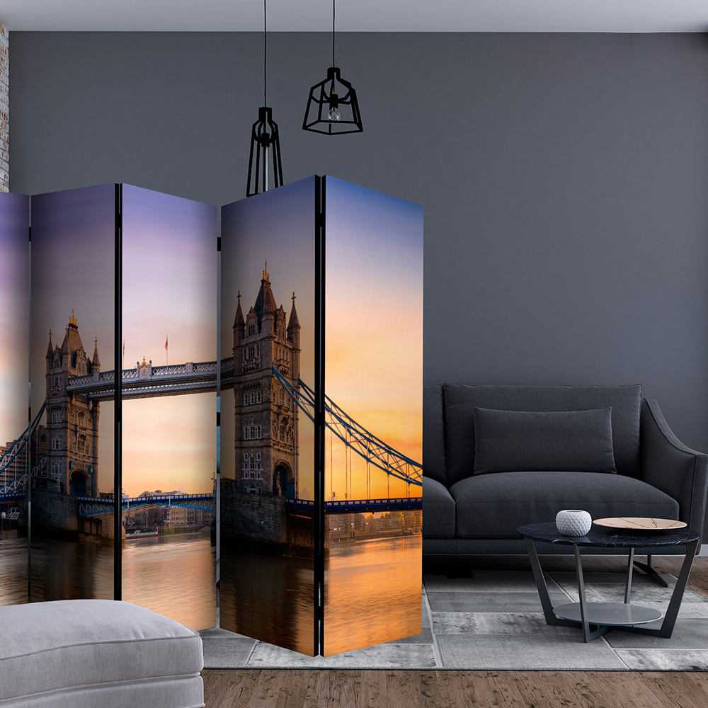 Rumsavdelare Skärmvägg Arkiio Tower Bridge At Dawn II 225x172 cm