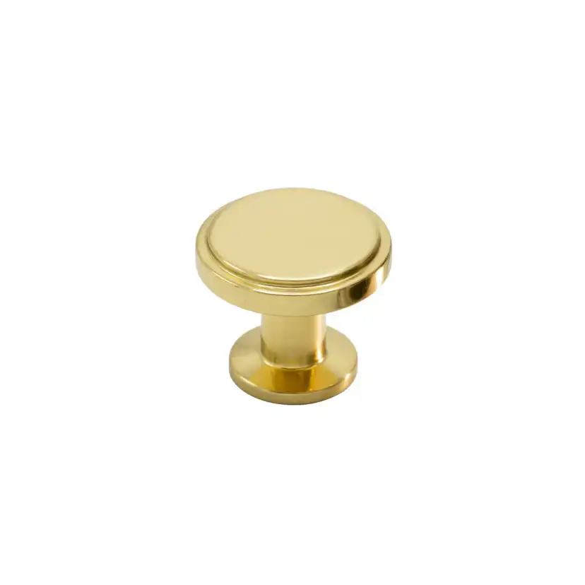 Knopp Uno Ø30 mm mässing Mässing