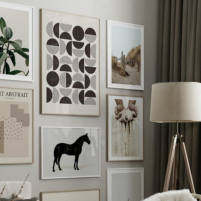 Poster Gallerix Geometric Cluster