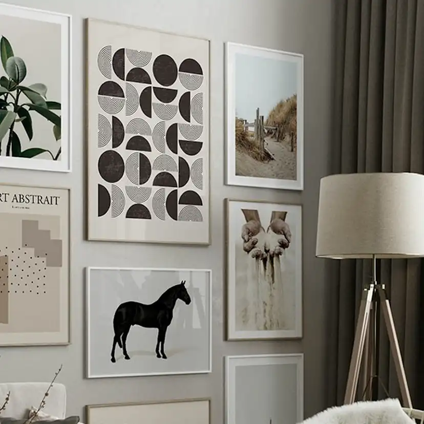 Poster Gallerix Geometric Cluster