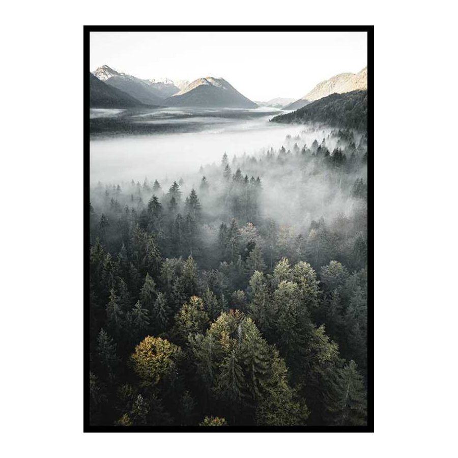 Poster Gallerix Misty Mountains