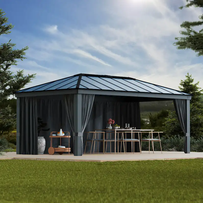 Gardinset Canopia by Palram Till Dallas Paviljong 3,6 x 6 m